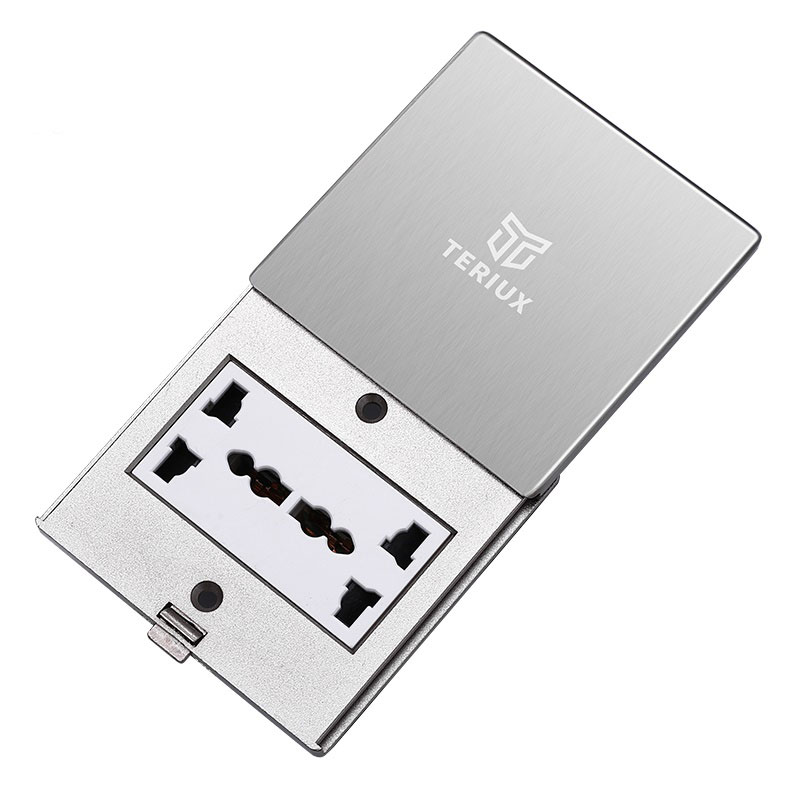 Petit 86 plans de plancher à poussée à plat argent